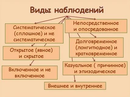 Систематические наблюдения разнообразными способами за состоянием