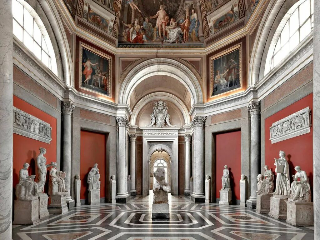 Аполлон бельведерский в музее пио-клементино. Музей пио клементино. Музей пио-клементино в ватикане. Музей пио-клементино в ватикане. Внутренний дворик дворца бельведер.