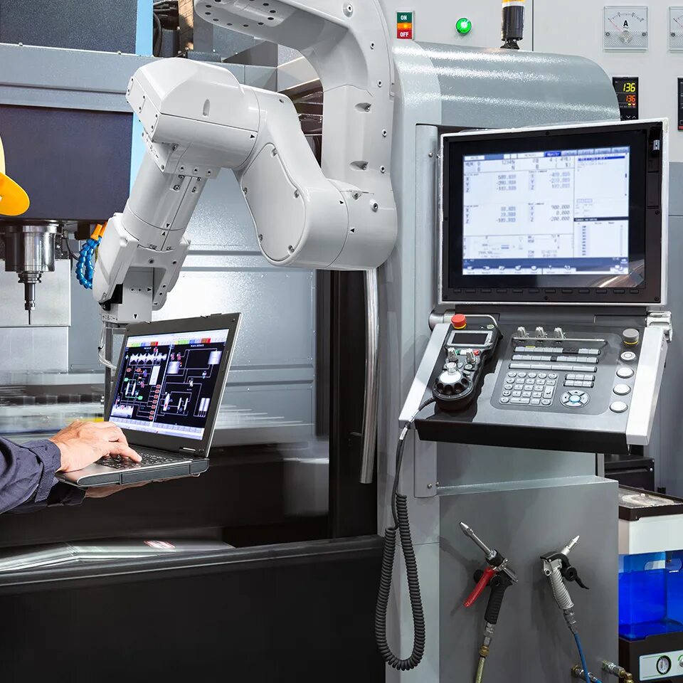 Автоматика труд. Автоматизация производства. Промышленные роботы. Производственные машины и оборудование. Роботы, станки с программным управлением.