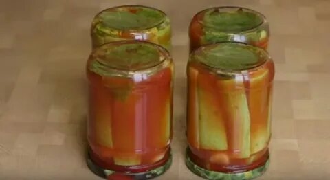 Кабачки в собственном соку на зиму