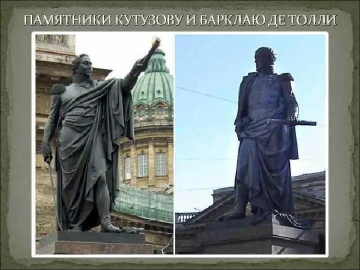 Барклай де толли памятник в санкт-петербурге. И. Памятник кутузову у казанского собора. Памятник кутузову м. И.