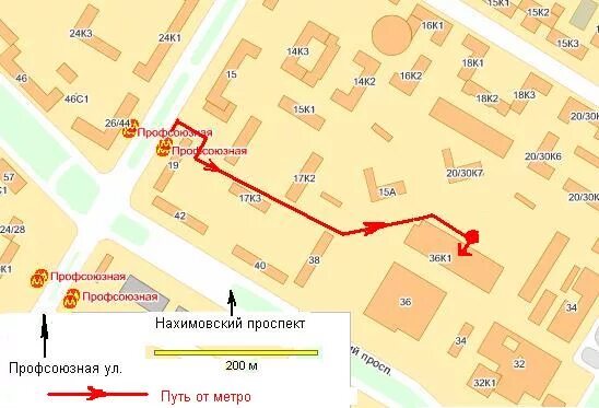 Островитянова 53 как доехать