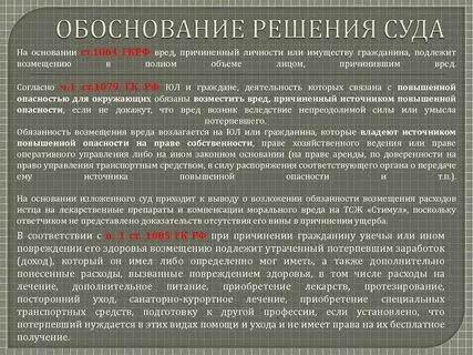 Вред возникший вследствие потерпевшего возмещению не подлежит