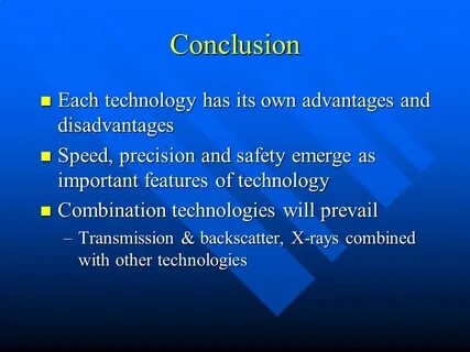 Advantages of technology