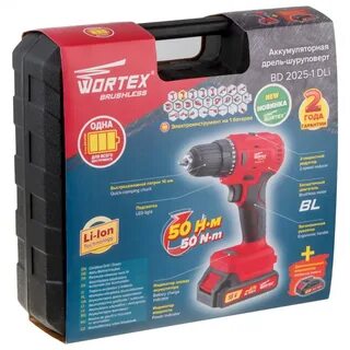 Шуруповерт wortex bd 2025 dli