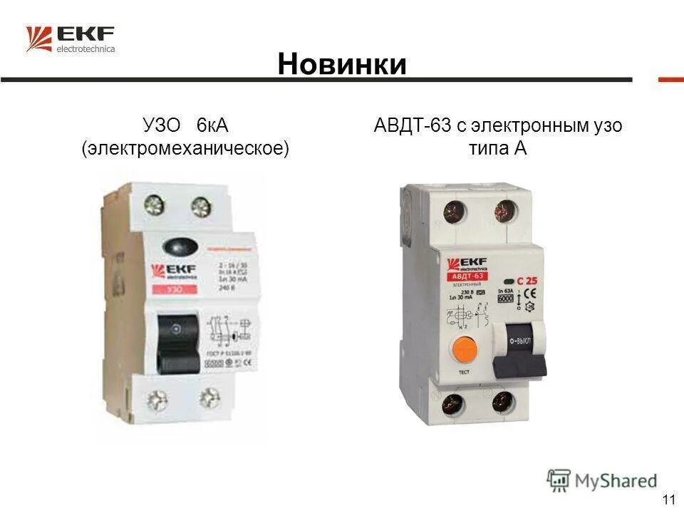 Маркировка автоматических выключателей Тип УЗО. Вд1-63 УЗО электронное или механическое. УЗО ABB f204 электронное или электромеханическое. EKF АВДТ-63.