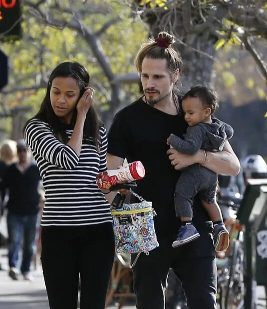 Zoe Saldana & Marco Perego Enjoy Movie Date on His First Father's Day: Photo 340