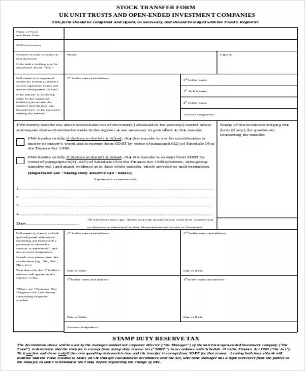 Transfer forms. Transfer order example. transfer form upt.
