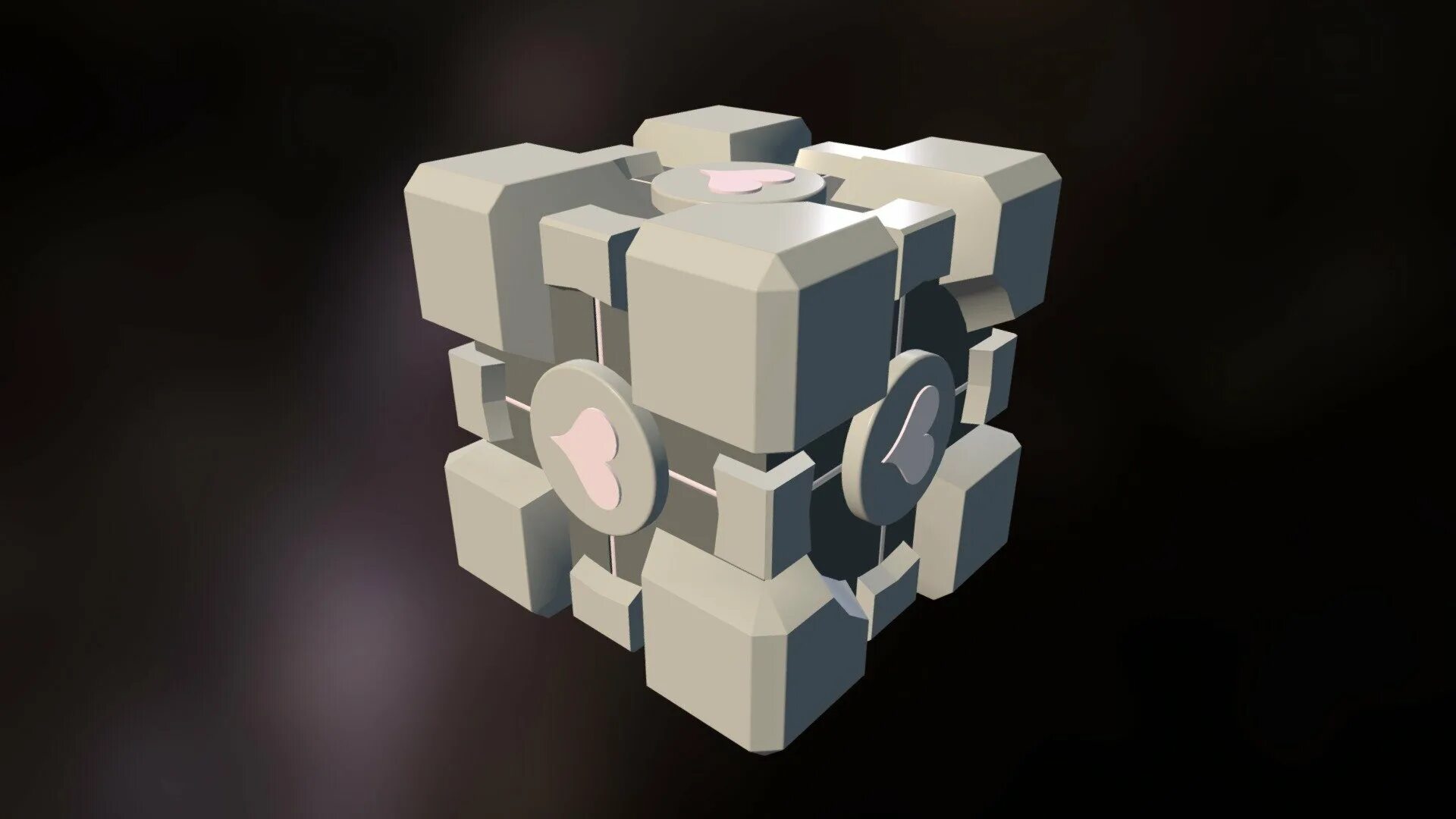 Portal Companion Cube. Кубик из Portal 2. Куб компаньон 3д модель. Куб компаньон геометрии Дэш. Portal cube