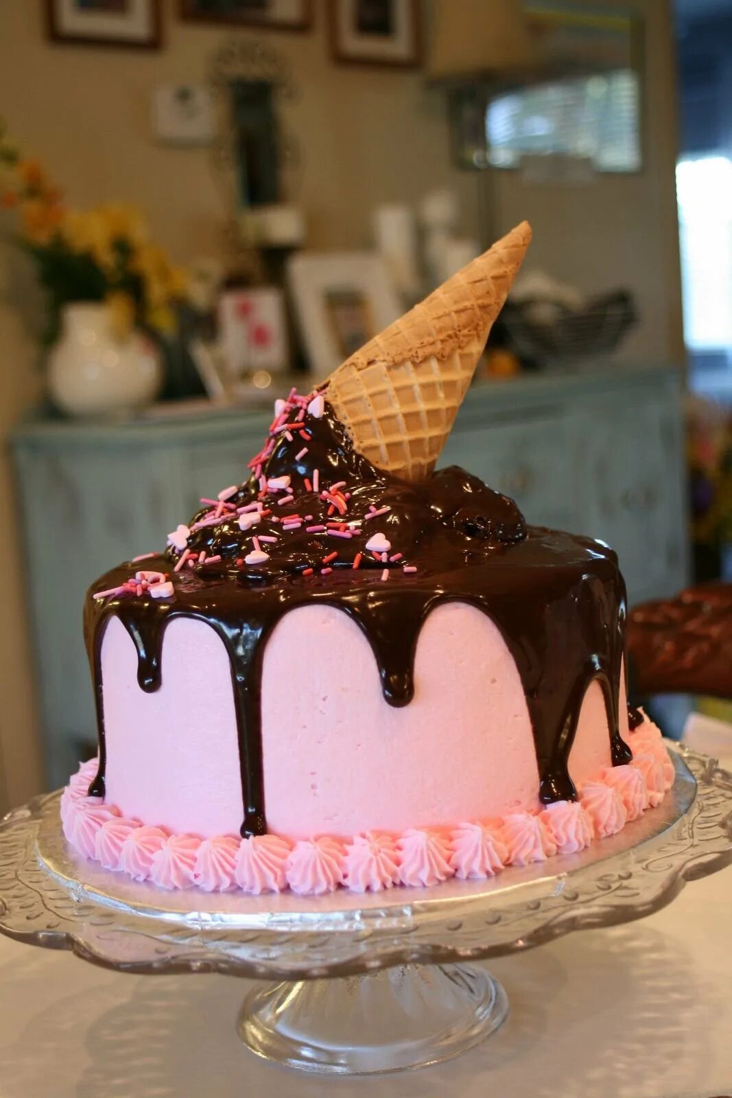 Красивые торты. Красивые торты на день рождения. Торт мороженое. Украшение торта. Легкие красивые торты