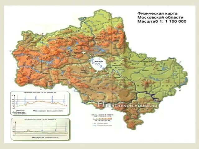 Карта высот ленинградской области над уровнем. Карта рельефа Московской области. Физическая карта Московской области. Московская область рельеф физическая карта. Географическая карта Московской области с рельефом.