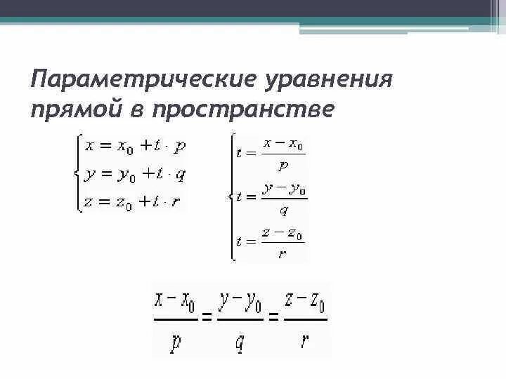 Найти параметрические уравнения. Параметрические уравнения линии на плоскости. Параметрическое уравнение прямой в пространстве. Формула параметрического уравнения прямой. Уравнение прямой в параметрическом виде.