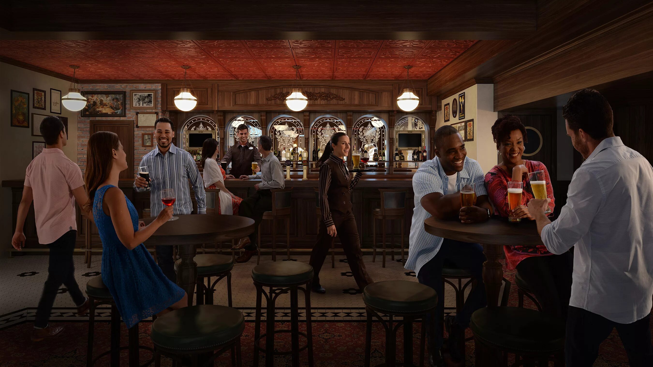 Go to the wonder. Disney to pub. как одеваются женщины в английский паб. wonder english.