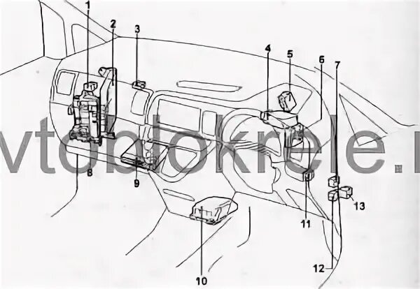 Предохранители тойота виш 2003 Switch & Relay & Computer для Toyota WISH ZGE22, год: 2009 2018. OEM запчасти