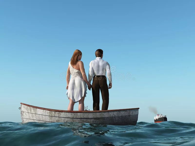While on the same boat