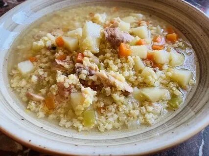 Пшено с консервами