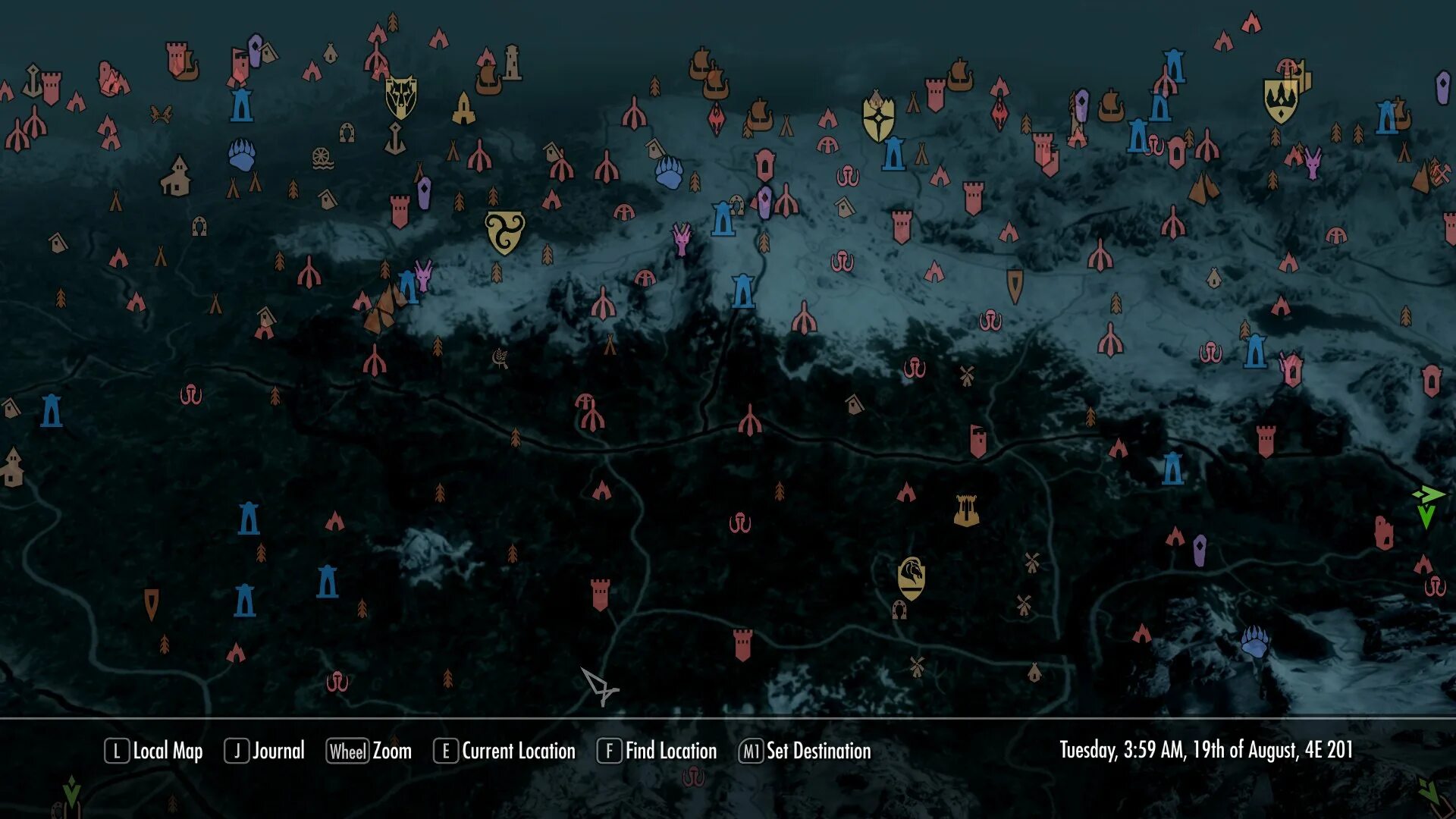 Skyrim quality world map. Открытая карта skyrim. полностью открытая карта скайрима. карта локаций скайрим 5. карта скайрима 5.