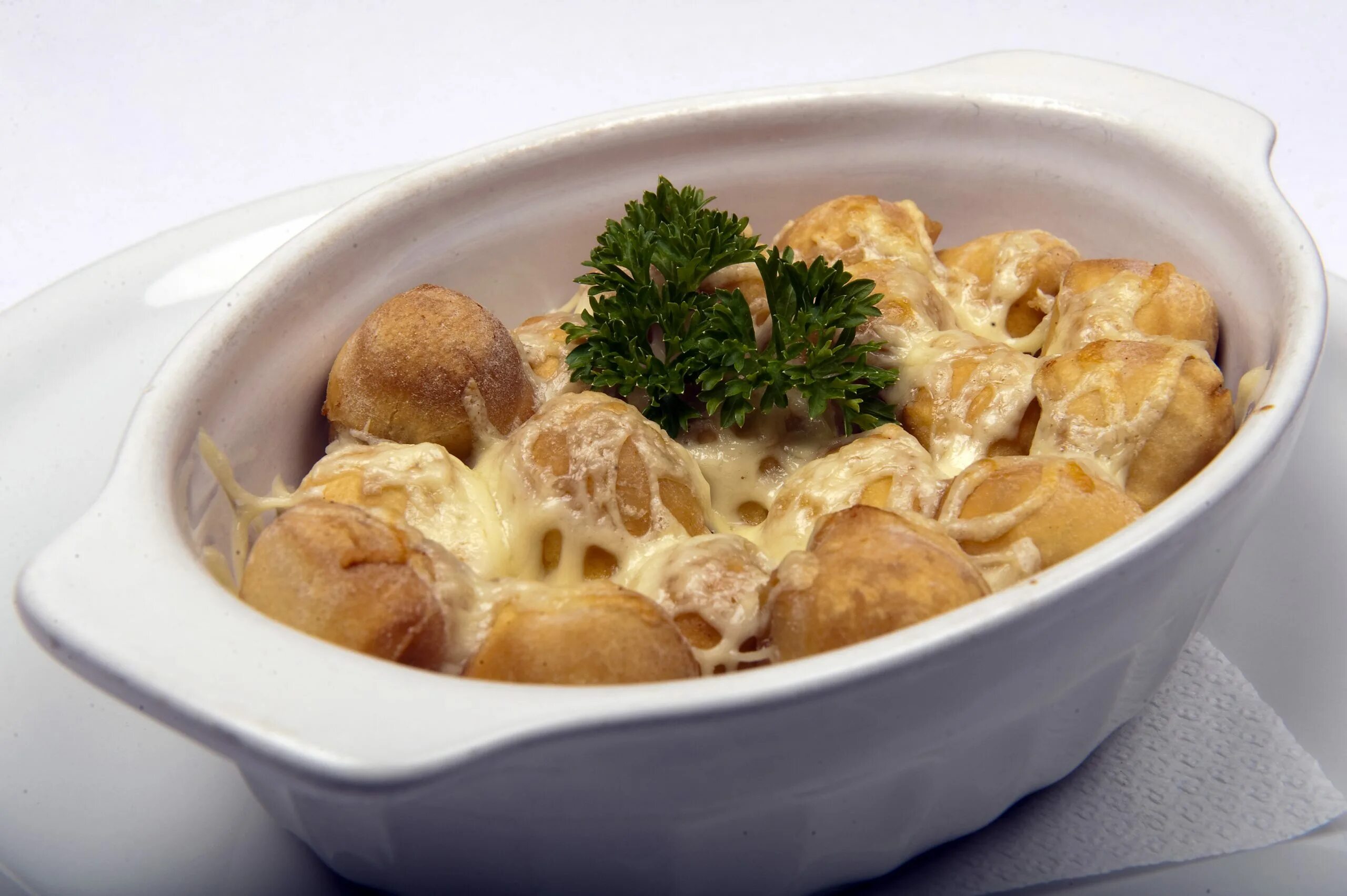 Вареники с картошкой в духовке