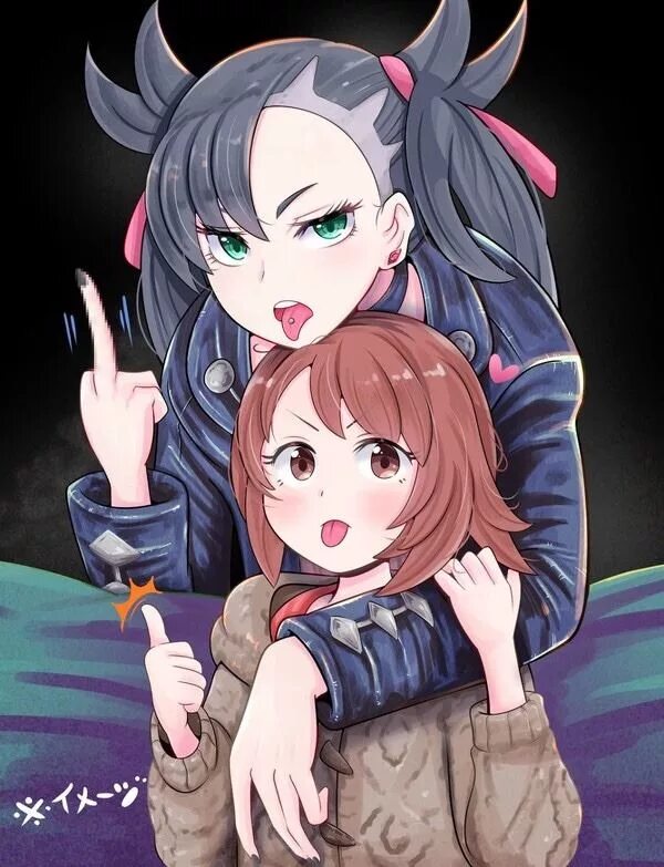 Gloria x. Pokemon marnie and gloria. marnie покемоны. marnie pokemon art. pokemon marnie x gloria.