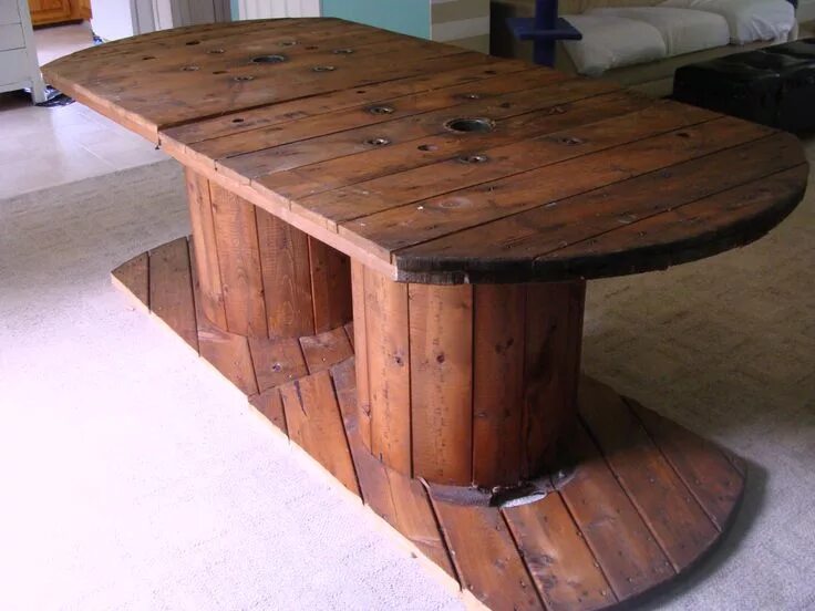 Tables made of wood