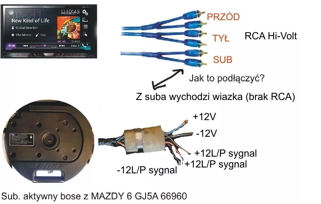 Bose gj5a 66 960. Распиновка сабвуфера Bose. Разъем сабвуфера Bose. Схема подключения сабвуфера Bose. Как подключить bose