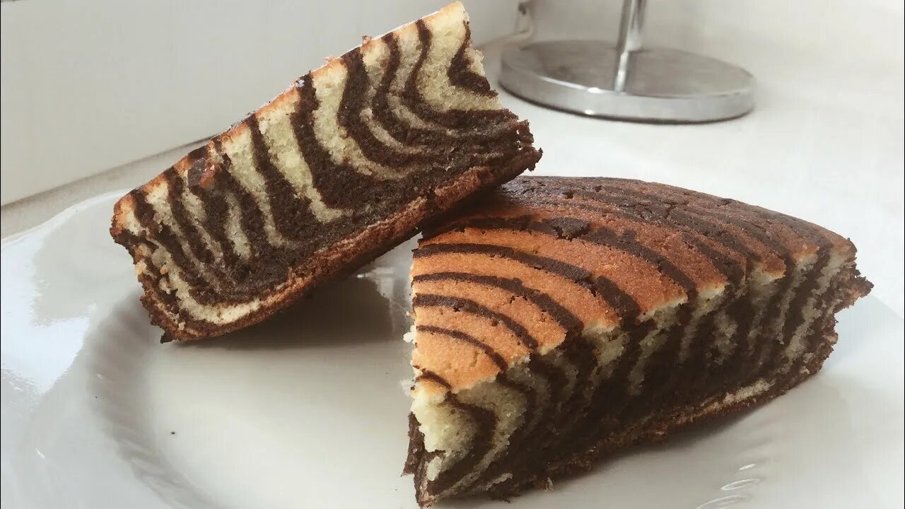 Потрясающе вкусный манник на кефире "Зебра" Манник, Вкусные торты, Десерты