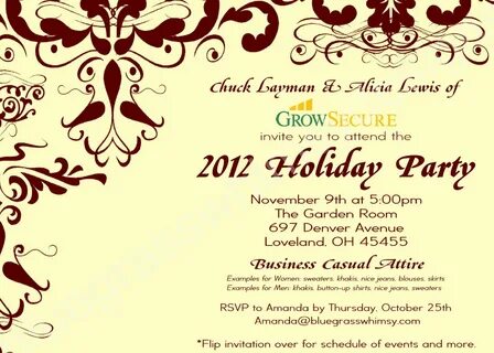 Invitation example