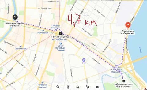 Маршрут по санкт петербургу на 1 день