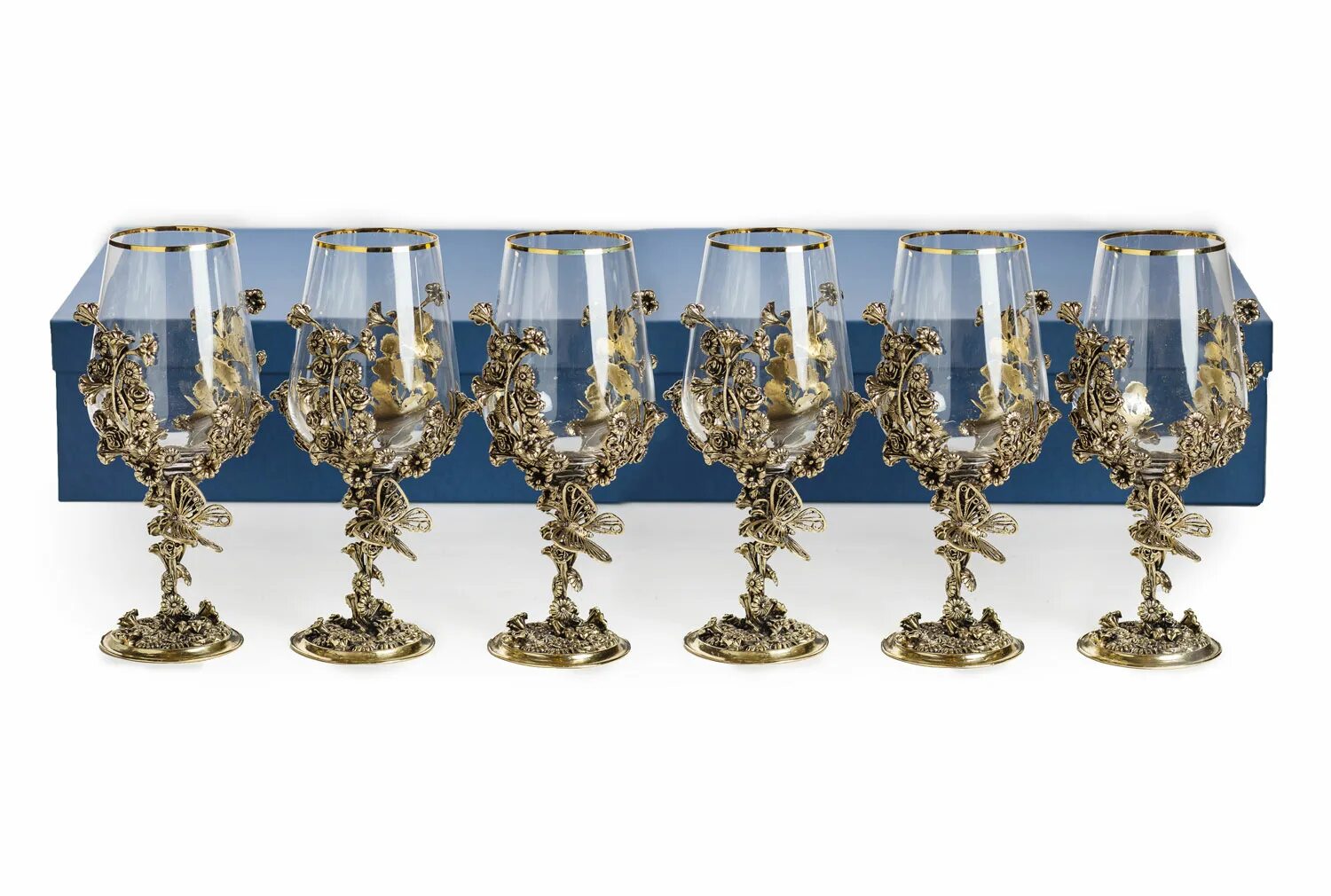 Бокалы из латуни. Бокал для медика. Бокалы для коньяка. Антикварные рюмки. Бокалы из латуни.