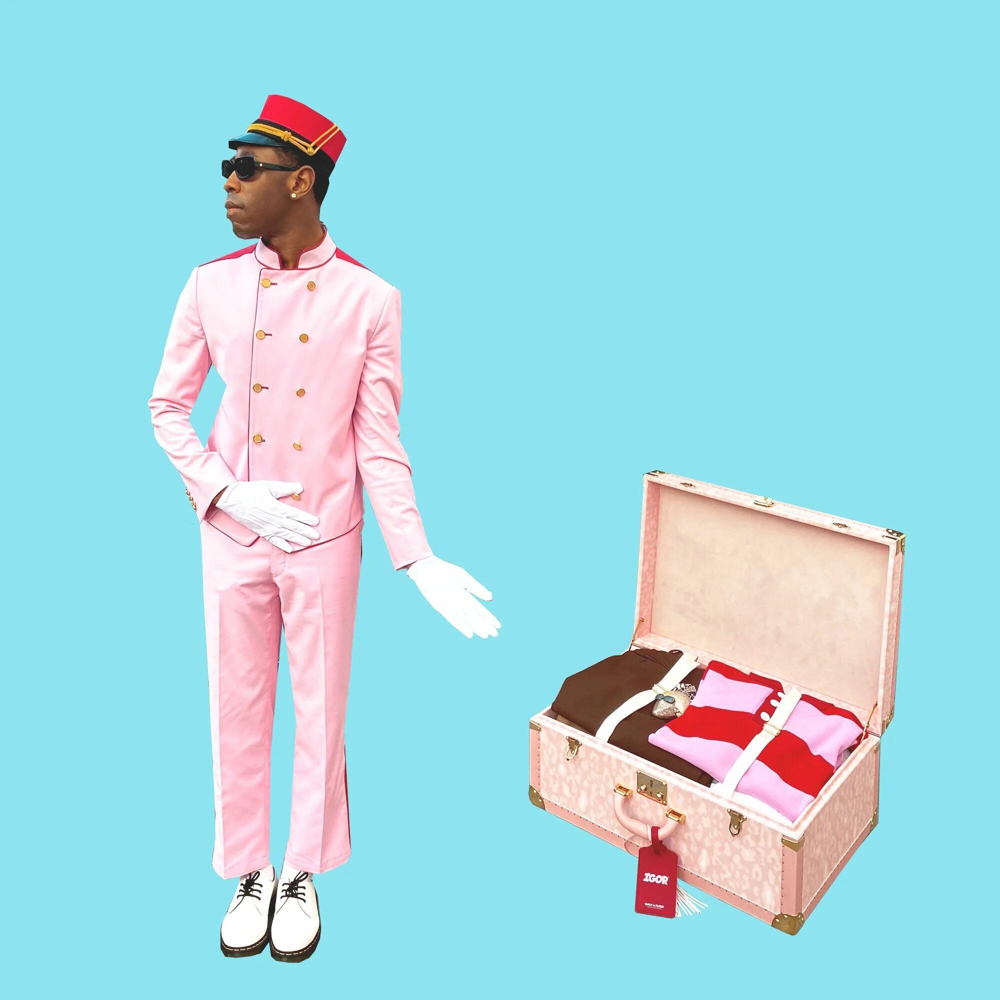Tyler the creator new magic. Tyler the creator чемодан. tyler the creator в розовом костюме. tyler the creator new magic wand.