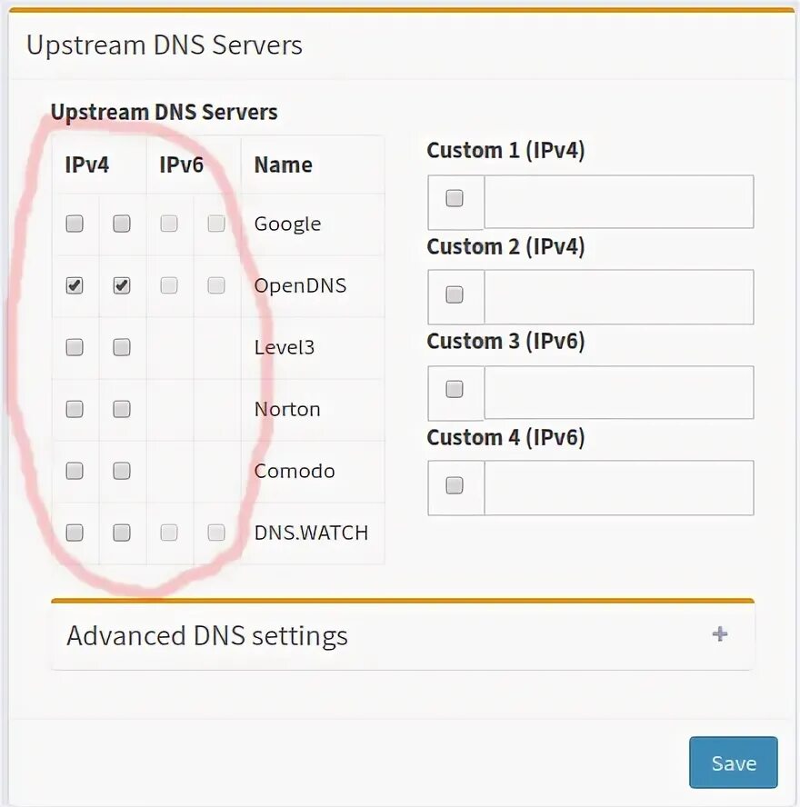 Pi dns. How to set custom dns for hs8545m5.
