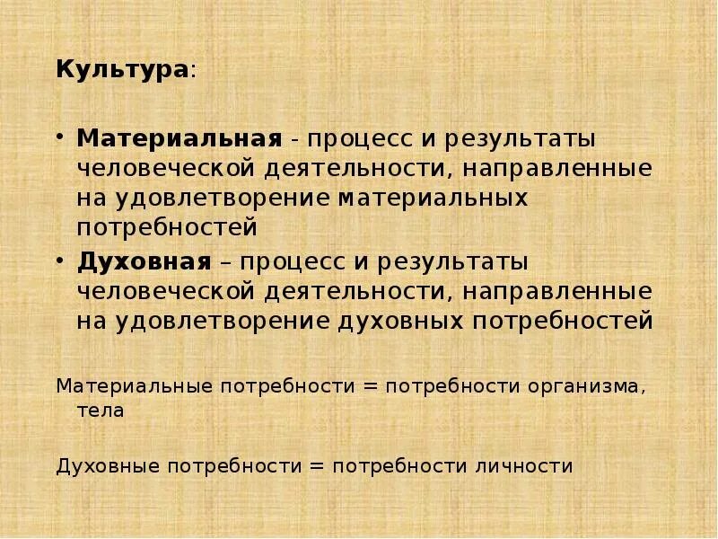 Удовлетворении материальных и культурных потребностей. Потребности которые удовлетворяет духовная культура. Что удовлетворяет духовная культура. Удовлетворённость может быть материальной и духовной.