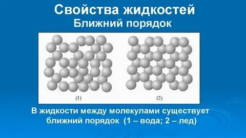 Примеры жидкого состояния физика