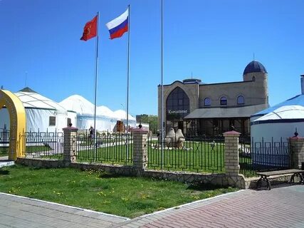 Село казах