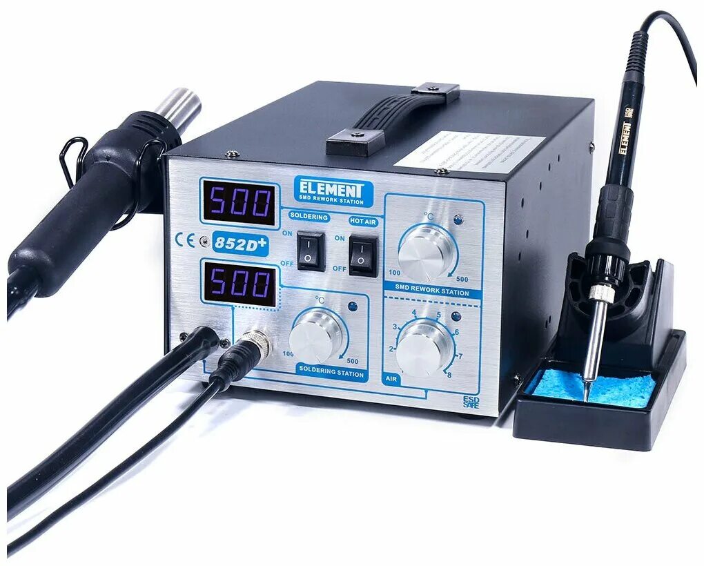 Паяльная станция element 852 d +. Паяльная станция element 852 d +. Element 852d. Element 852. Паяльная станция element 852d+ компрессорная.