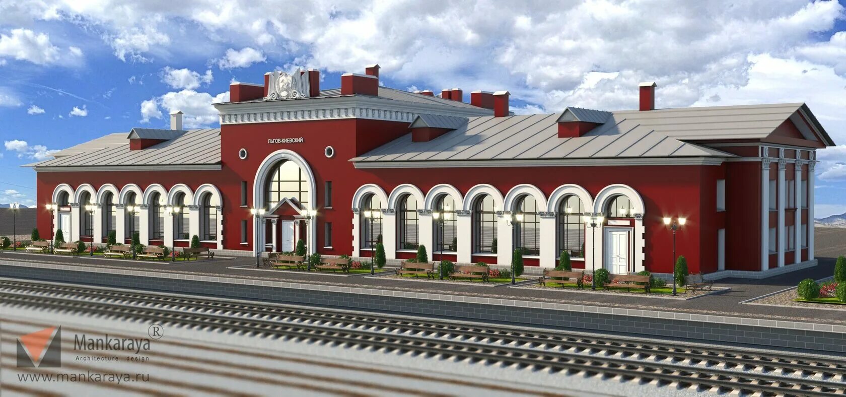 Железнодорожный вокзал, railway station, Kursk Region, Lgov - Yandex Maps