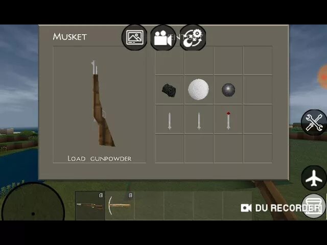 Как зарядить мушкет. Survivalcraft 2 мушкет. как зарядить мушкет в survivalcraft 2. как заряжать ружье в мини блок крафт. как стрелять с мушкета в survivalcraft.