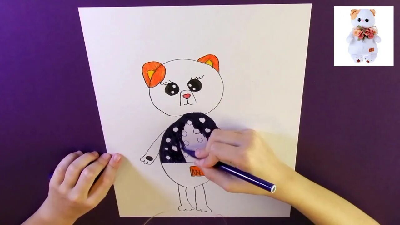 Милые рисунки лёгкие. Милые рисунки для рисования. Котенок рисунок. Милые рисунки карандашом.