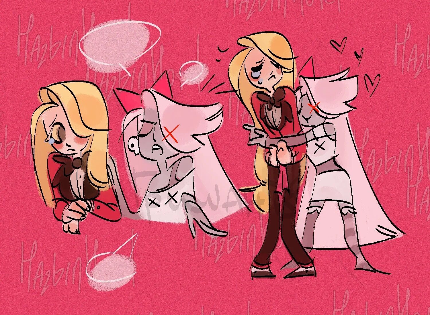 Отель хазбин чарли арт. Отель хазбин мэгги. Вегги и чарли отель хазбин арт. Чарли hazbin. Отель хазбин аниме.