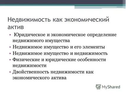 Экономический актив