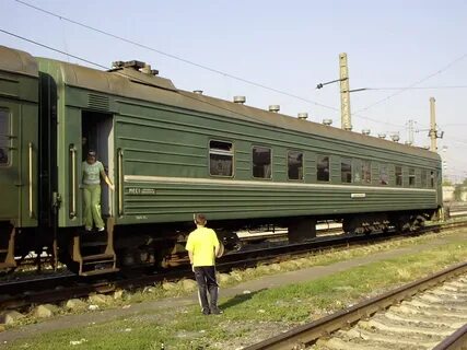 Вагоны поезда снаружи