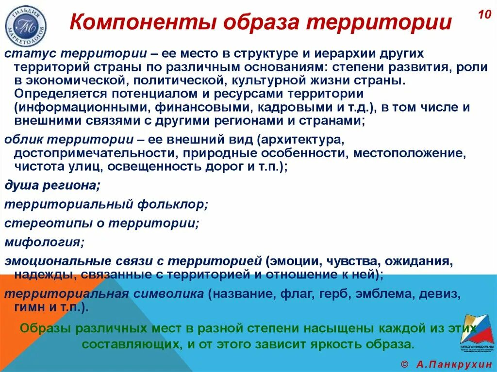 Образ территории. Культурно-исторический имидж территории (страны) определяется. Проблемы и перспективы центрального района. Культурно исторический имидж территории определяется.