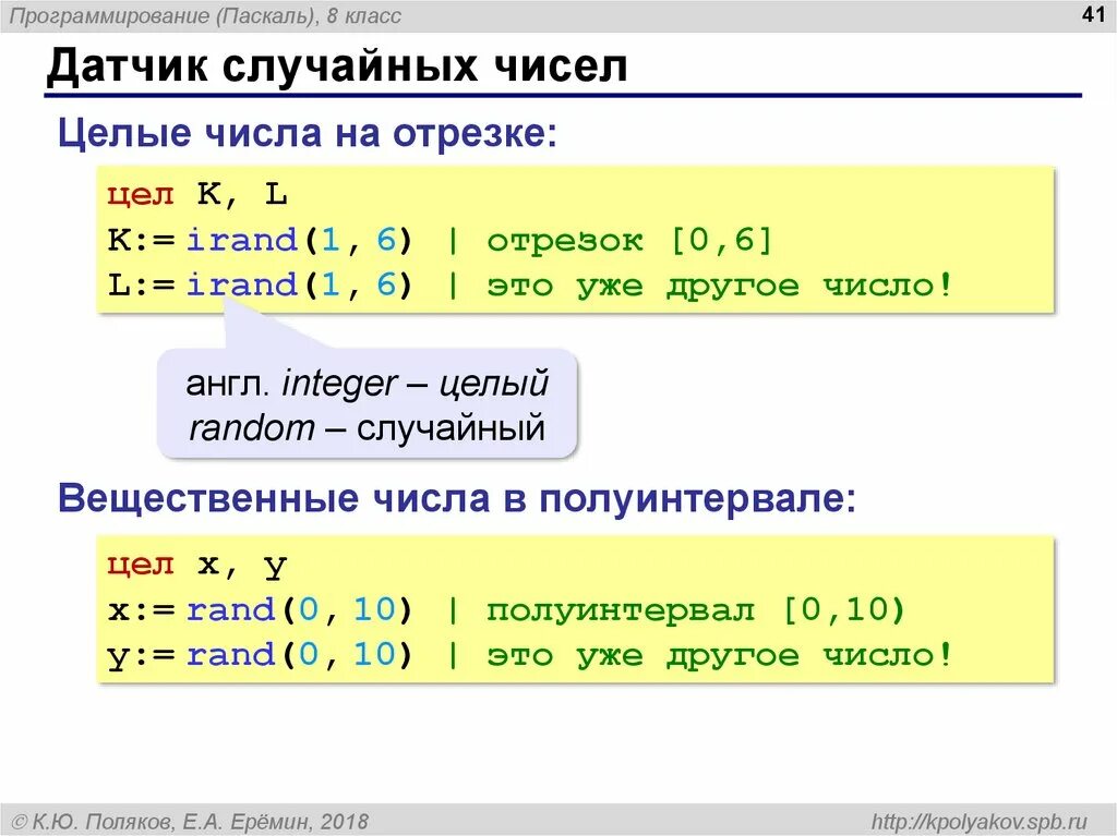 Случайные вещественные числа. Датчик случайных чисел в Паскале. Программа Random в Паскале. Случайные числа в Паскале. Рандомное число в Паскале.