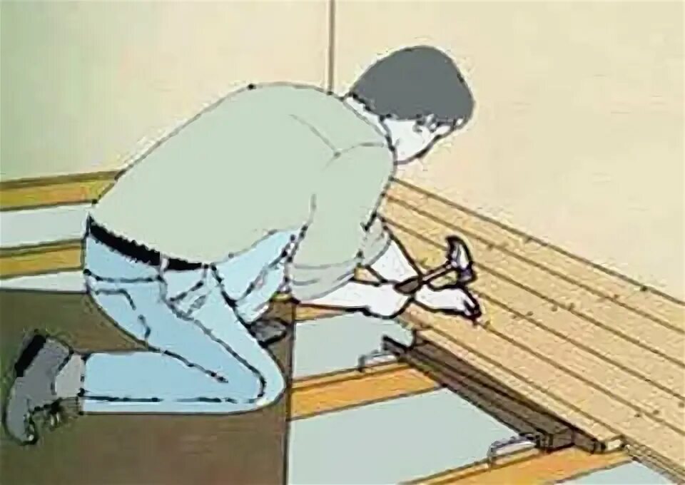 Деревянные полы плотника