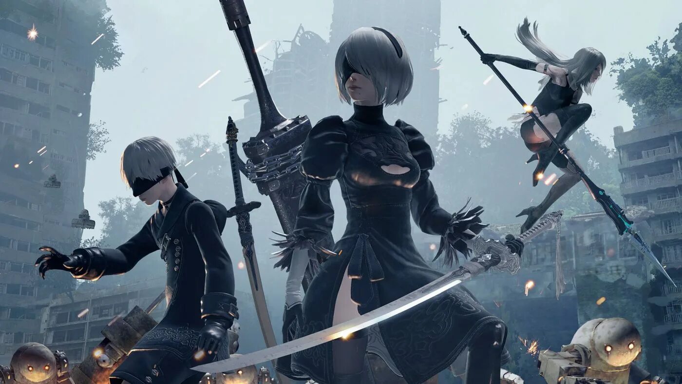 Ниер автомата 2b. NIER Automata геймплей. НИА аутомата. Automata game of the yorha edition