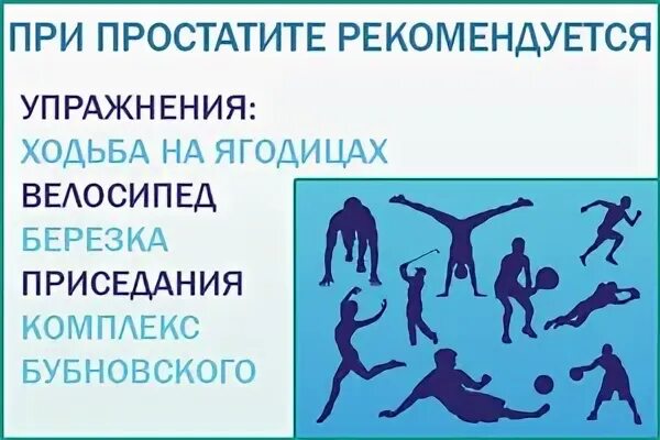 Упражнения при простатите