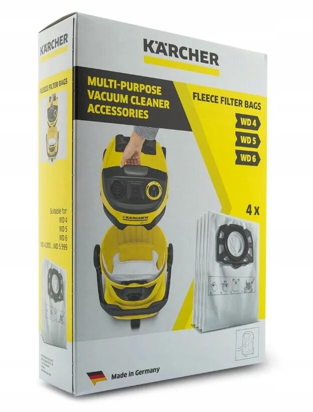 Мешки для керхер wd. Мешки Керхер WD 4. Karcher 2.863-006.0. Karcher wd4 мешки для пылесоса. Мешки для пылесоса Керхер wd6.