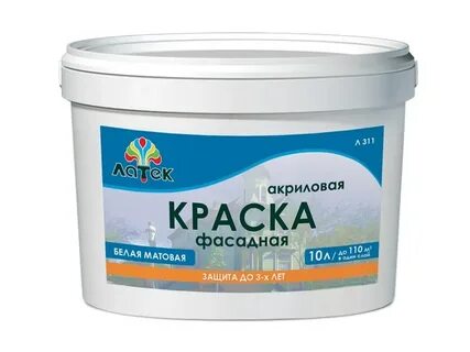 Акриловая краска наружных