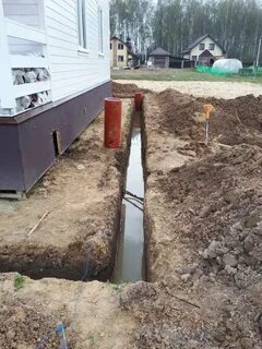 Дренаж участка без щебня