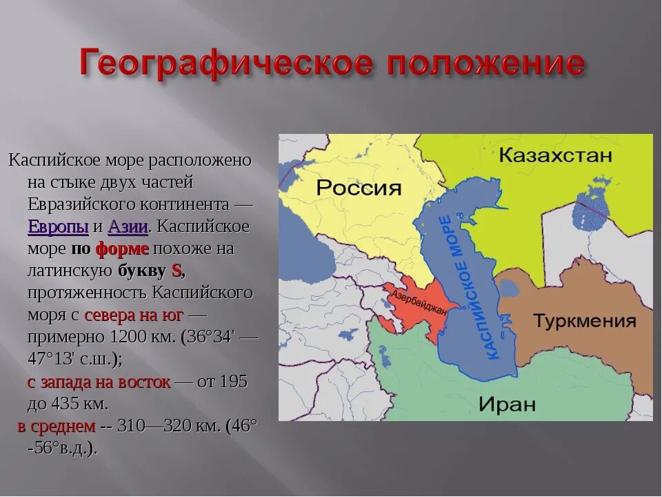 Каспийское озеро расположено. Каспийское море географическое положение. Государства граничащие с Каспийским морем. Страны Каспийского бассейна на карте. Каспийское море на карте со странами.